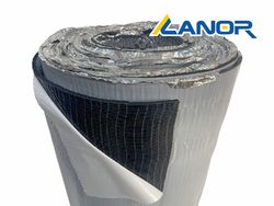 Самоклеющийся вспененный каучук с алюминием 6 мм 15х1м